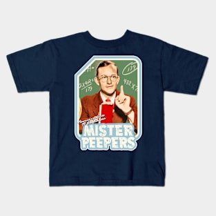 Mister Peepers 50s TV Schoolmaster Kids T-Shirt